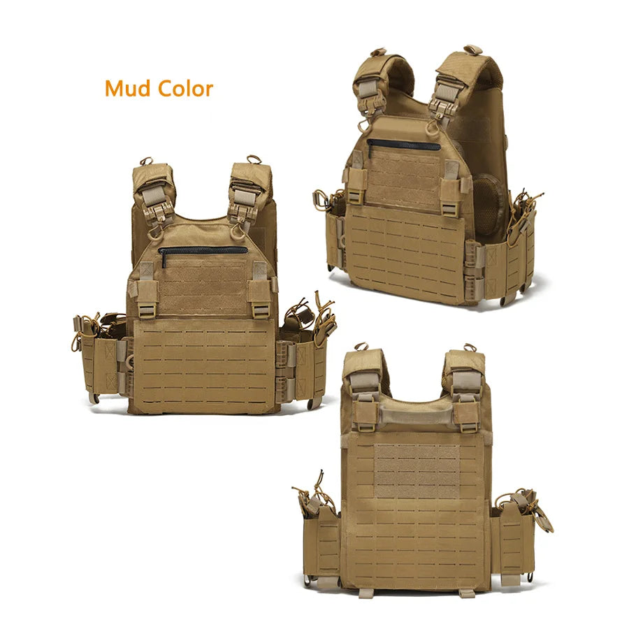 MOLLE Tactical Training Vest Waterproof quick-release