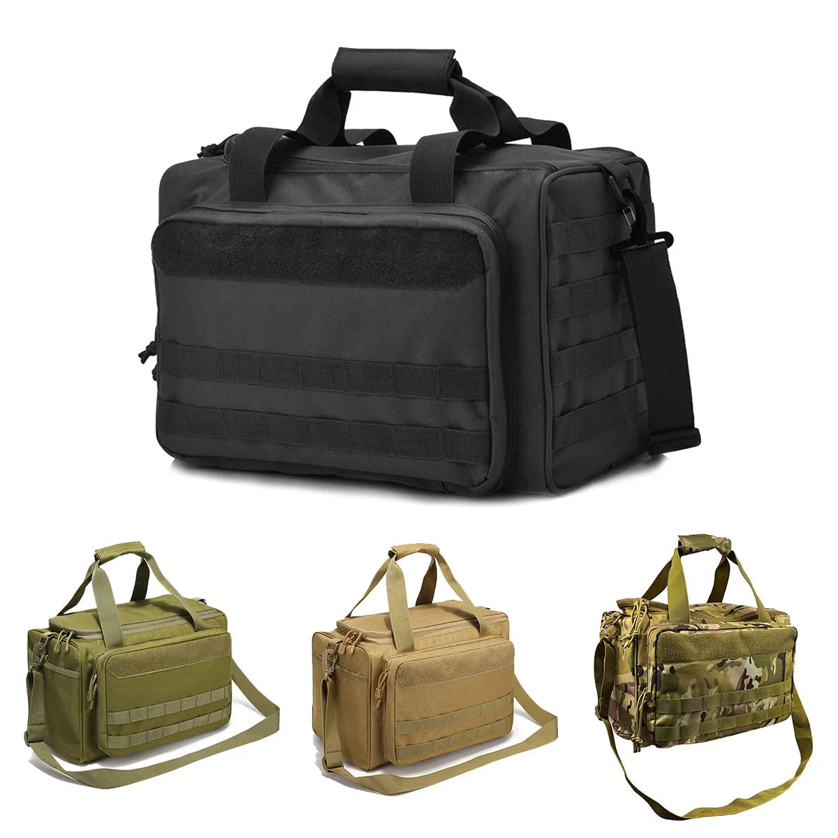 Tactical Storage Bag  Multifunction Durable and Waterproof Suitable for Training Field Equipment with Adjustable Shoulder Straps