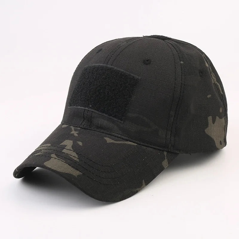 Camouflage Mesh Snapback Cap Adjustable Unisex