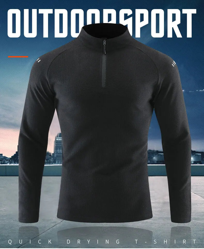 Men's Reflective Running Long Sleeve Tee