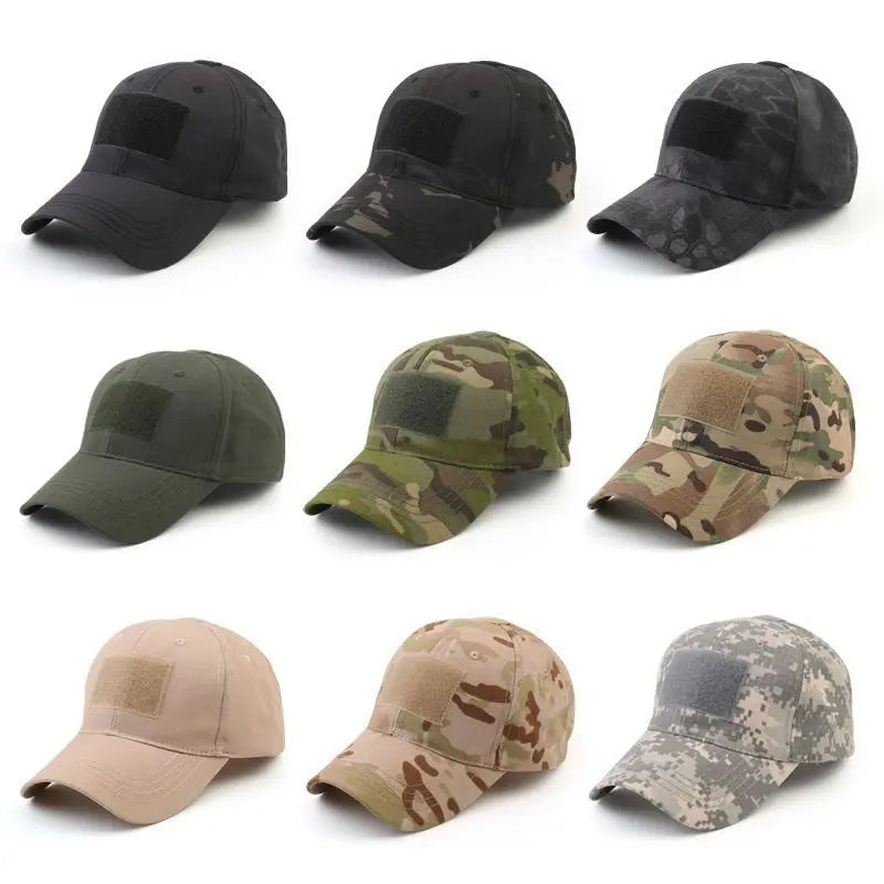 Camouflage Mesh Snapback Cap Adjustable Unisex
