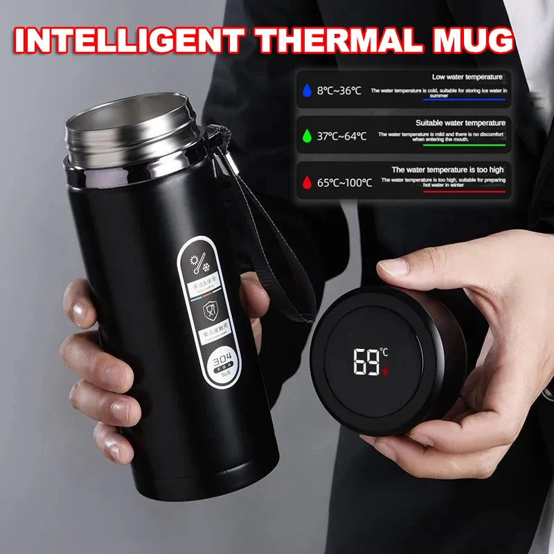LED Temperature Stainless Steel Thermos
