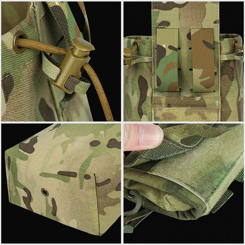 Foldable MOLLE Dump Pouch Mini Magazine Utility