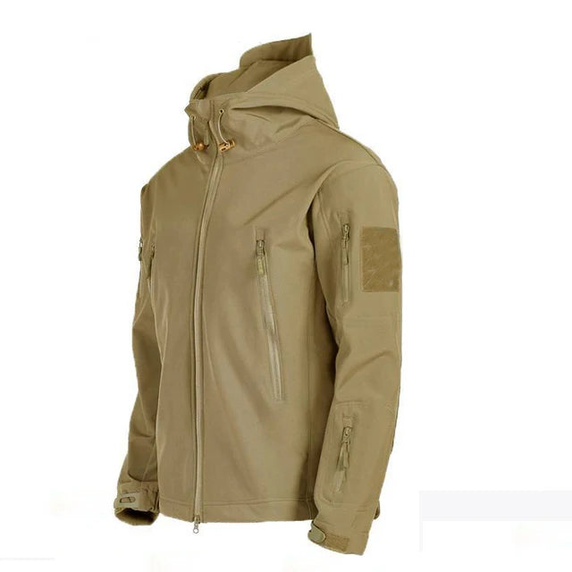 Men's Tactical Softshell Tracksuit, Fleece Lined