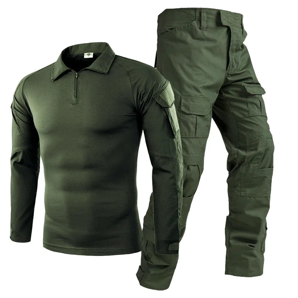 Tactical Camouflage Shirt & Pants Set