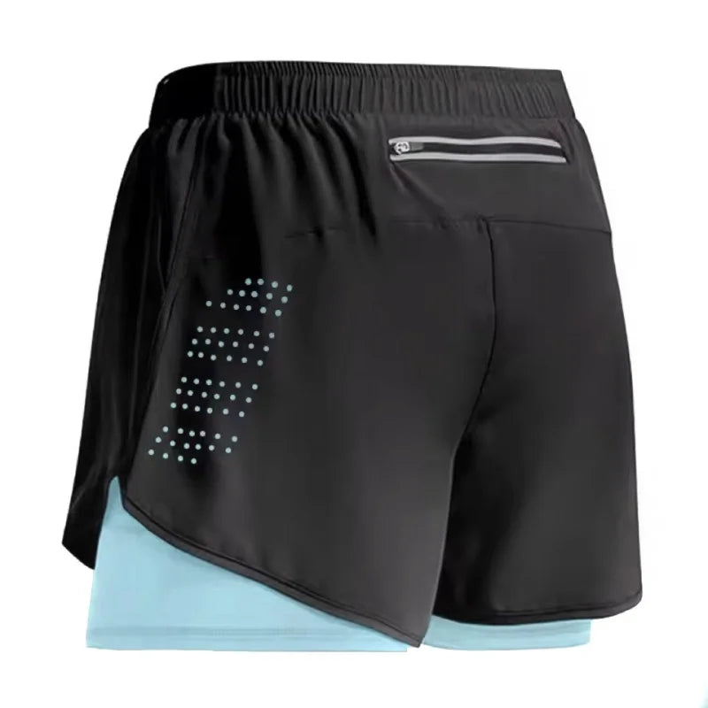 Men's 2 in 1 Quick Dry Training Shorts