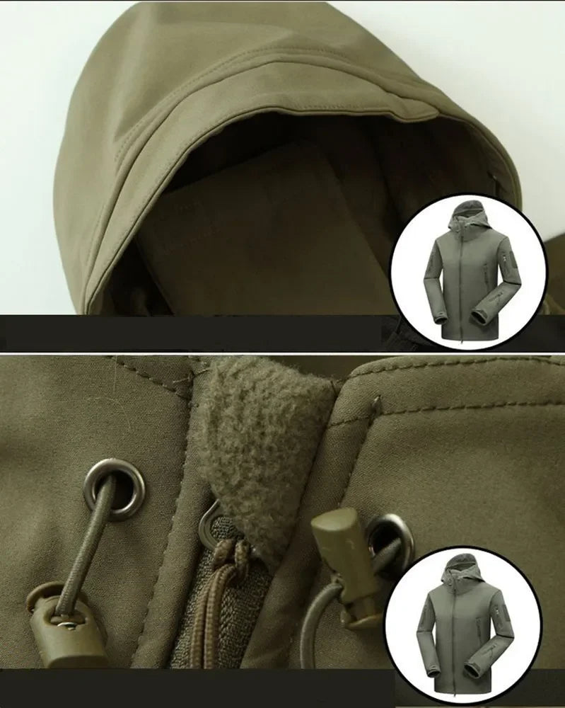 Men's Tactical Waterproof 4 Piece Jacket & Pants Set