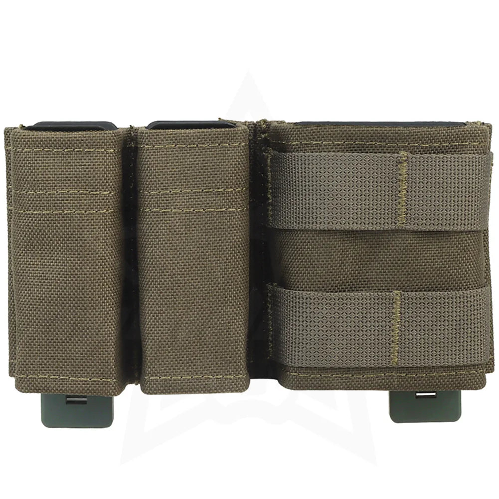 Double Dump Pouch with Flashlight Holster