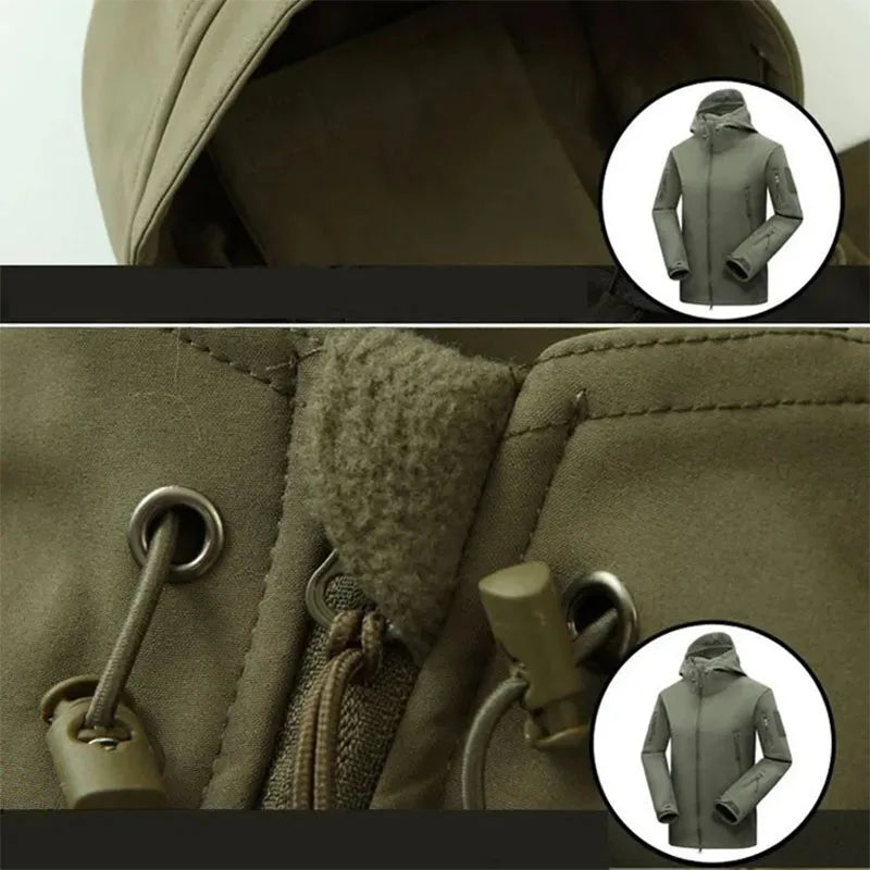 Men's Tactical Waterproof 4 Piece Jacket & Pants Set