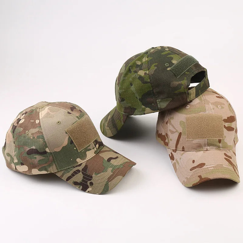 Camouflage Mesh Snapback Cap Adjustable Unisex