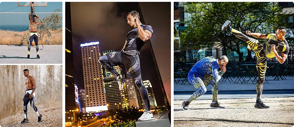 Men's Compression Running Tights
