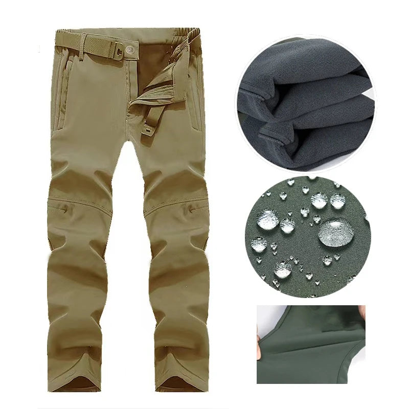 Men's Tactical Softshell Tracksuit, Fleece Lined