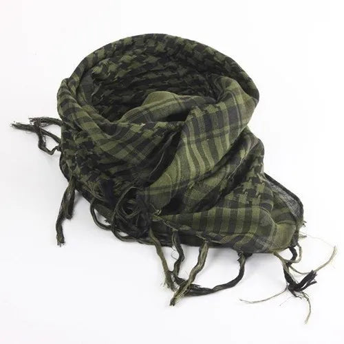 Lightweight Plaid Tactical Scarf Unisex