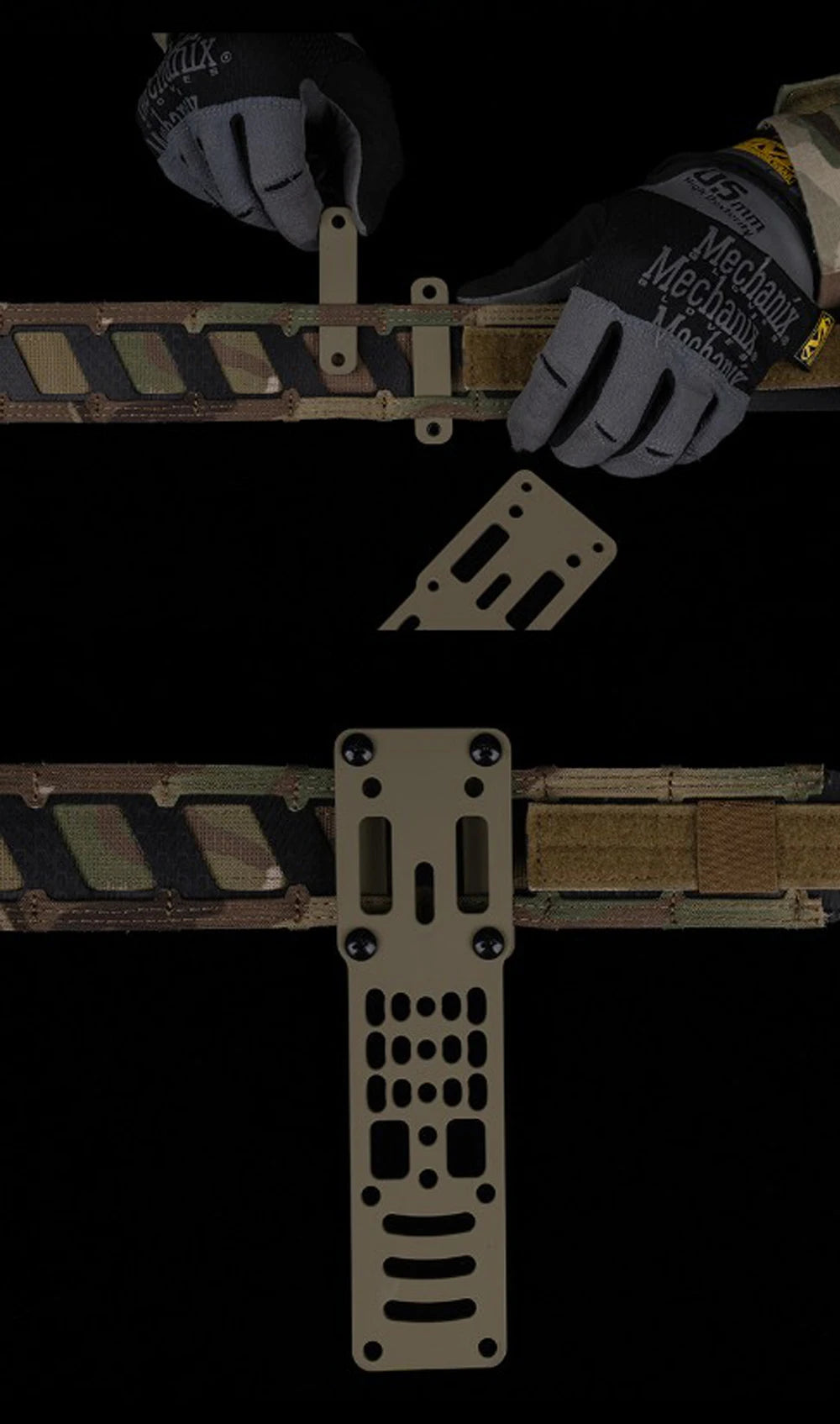 Magnetic Tactical Battle Belt Ranger Green