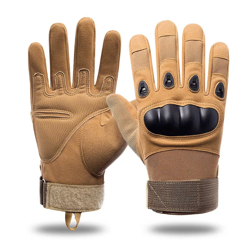 Hard Knuckle Fingerless Tactical Gloves (wrist Length)