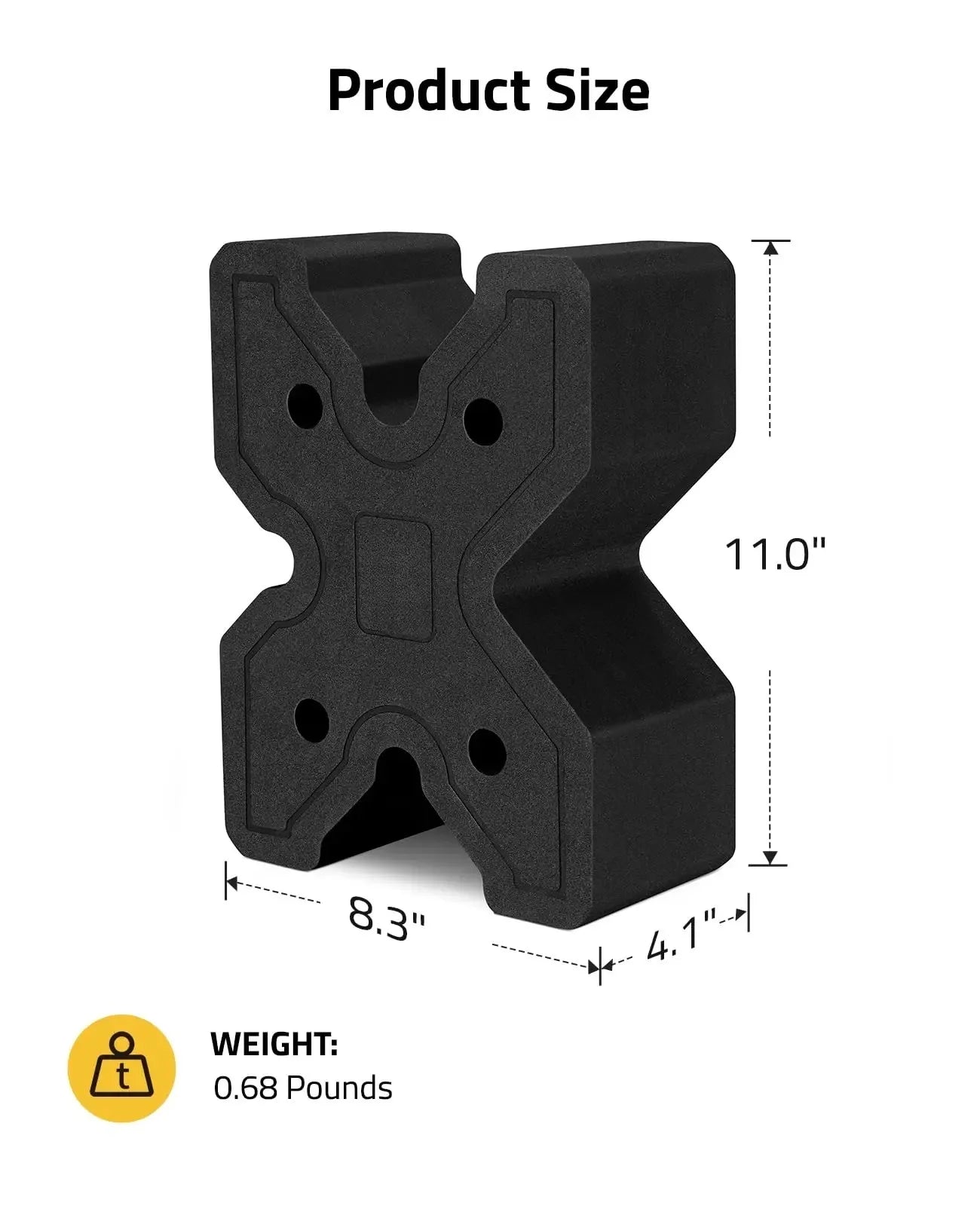 X Block EVA Foam Shooting Rest Universal Rifle & Shotgun