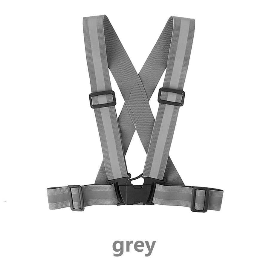 Adjustable Reflective Safety Vest Running & Cycling