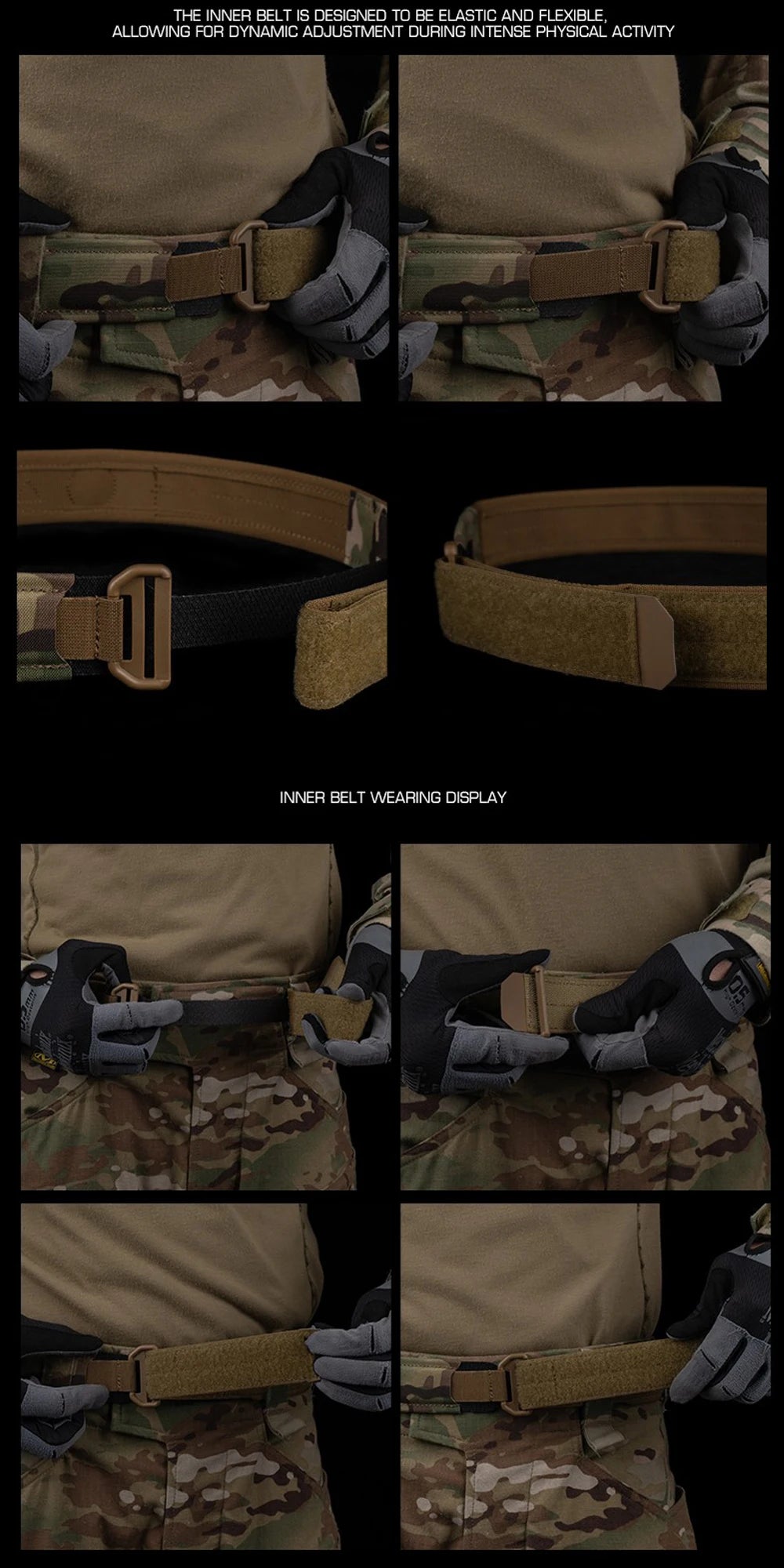 Magnetic Tactical Battle Belt Ranger Green