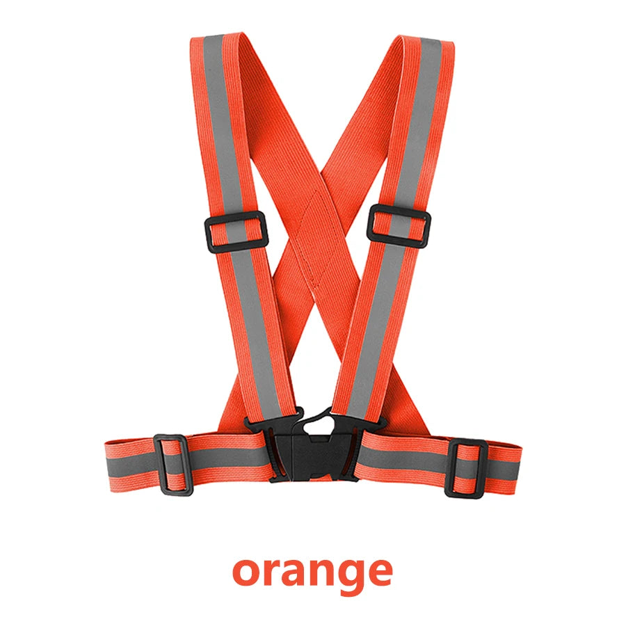 Adjustable Reflective Safety Vest Running & Cycling