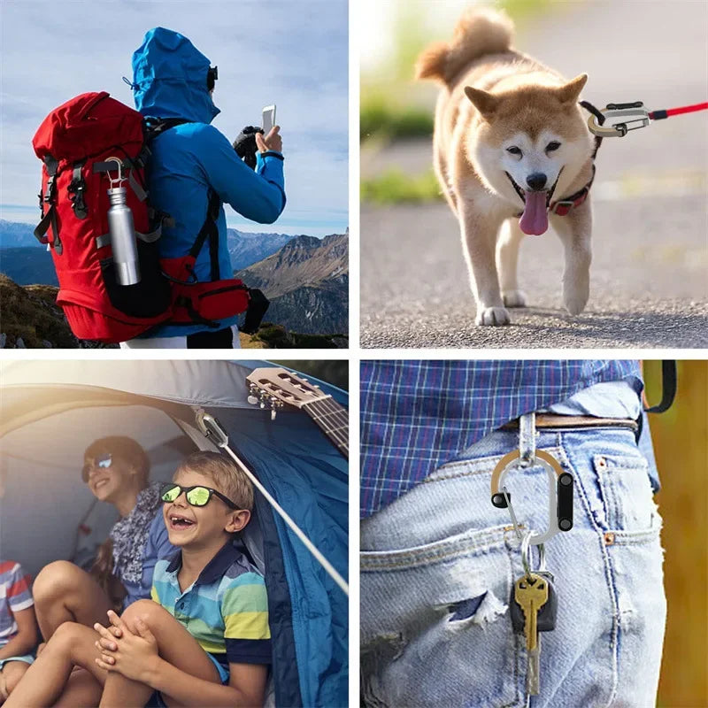 Hybrid Rotating Aluminum Carabiner