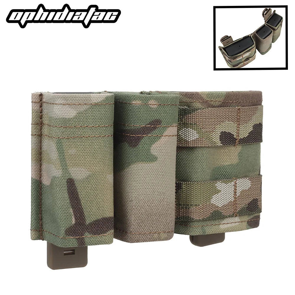 Double Dump Pouch with Flashlight Holster