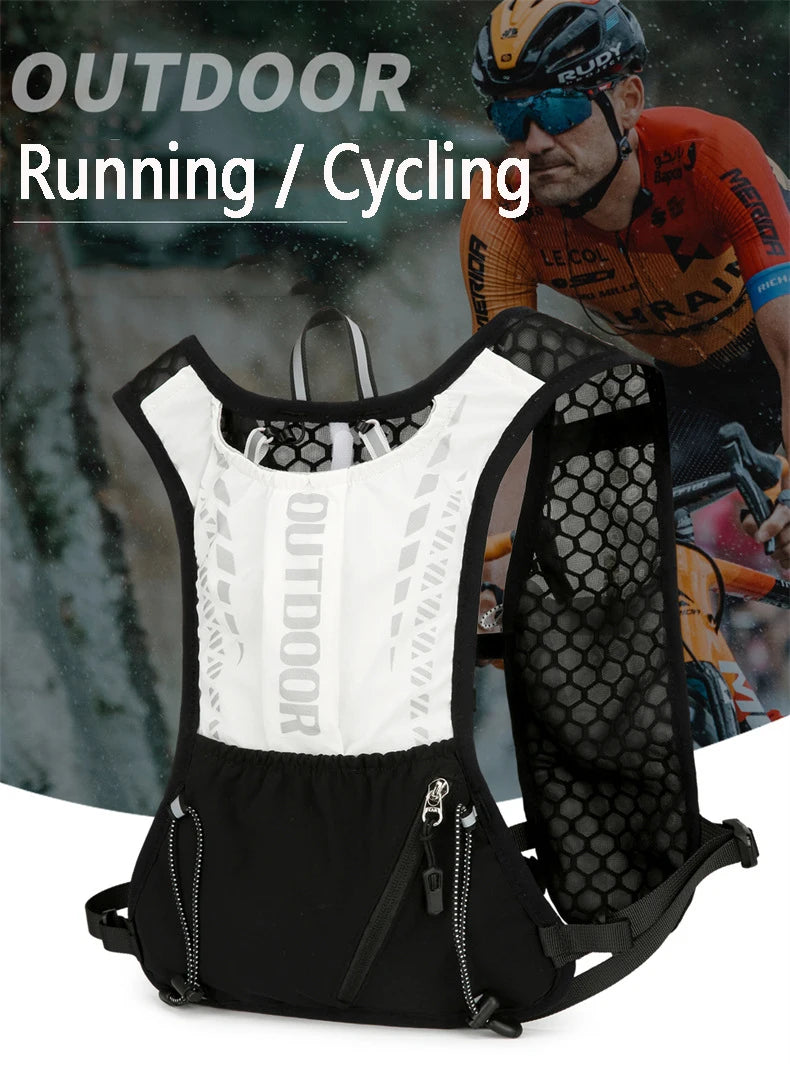 Reflective Hydration Vest Running & Cycling