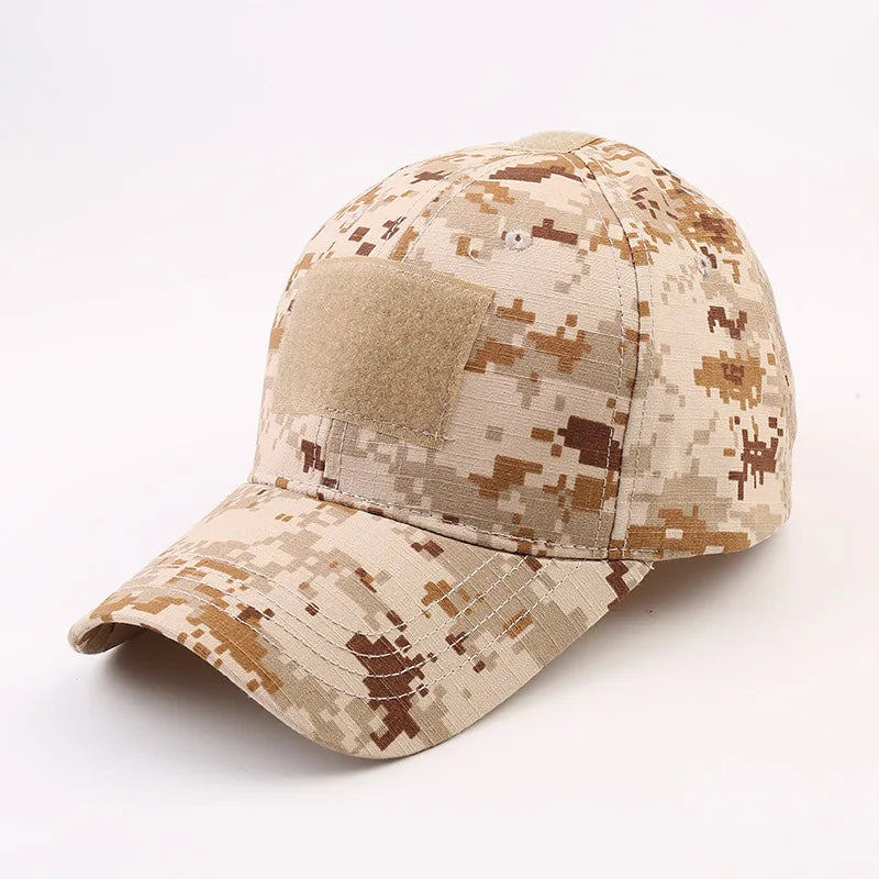 Camouflage Mesh Snapback Cap Adjustable Unisex