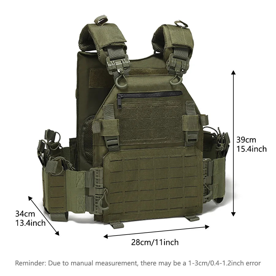 MOLLE Tactical Training Vest Waterproof quick-release