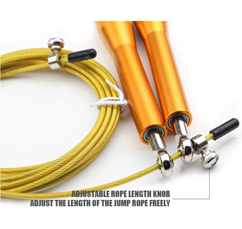 Adjustable Speed Jump Rope with Aluminum Handles