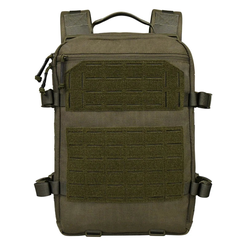12l Tactical Nylon Backpack with MOLLE & Helmet Flap