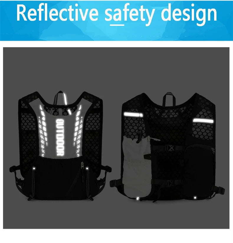 Reflective Hydration Vest Running & Cycling