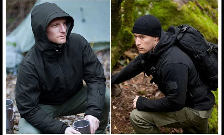 Men's Tactical Softshell Tracksuit, Fleece Lined