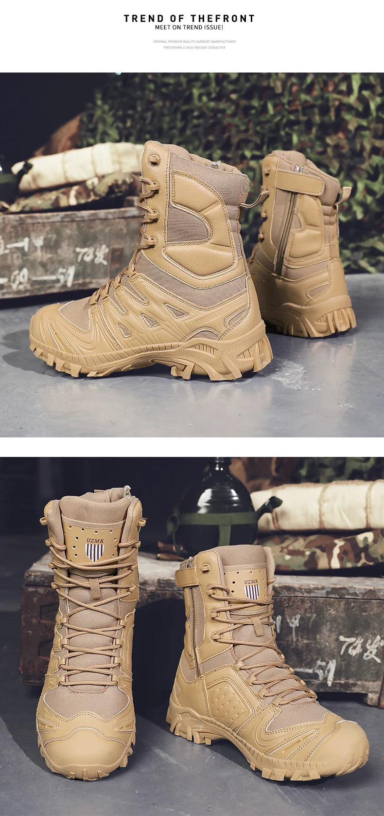Men's High Top Hiking Boots
