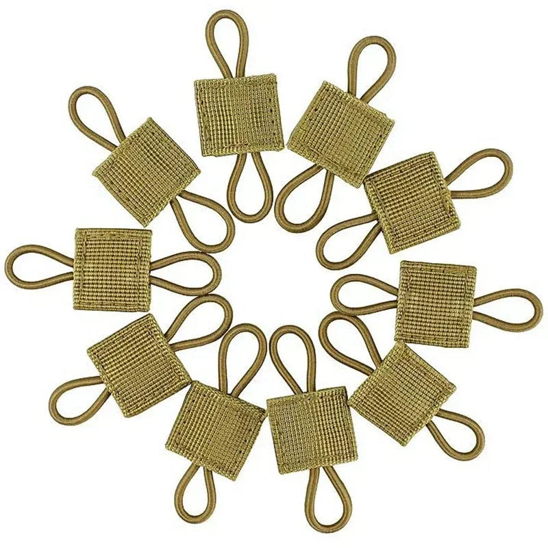 MOLLE Elastic Nylon Retainers 10 Pack