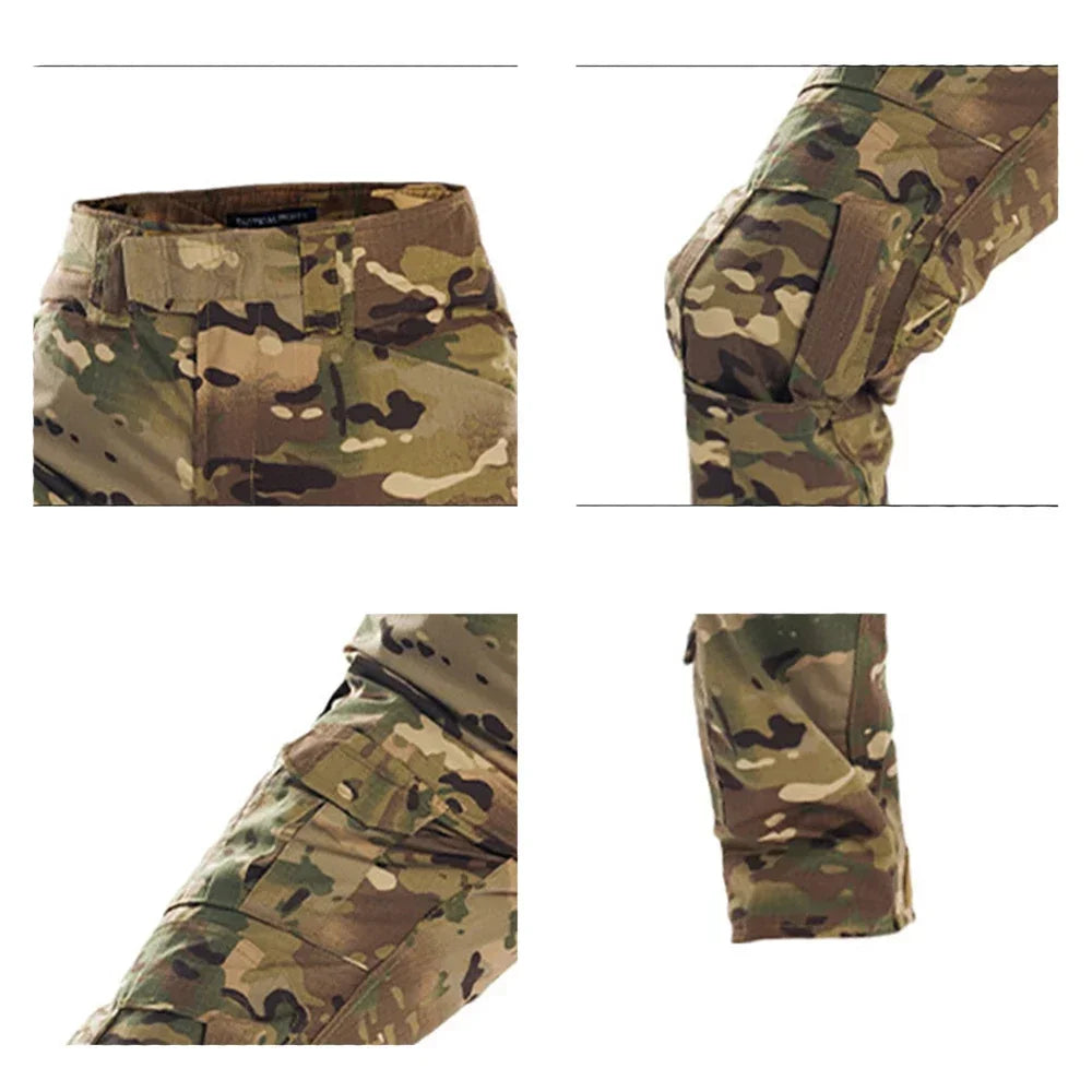 Tactical Camouflage Shirt & Pants Set