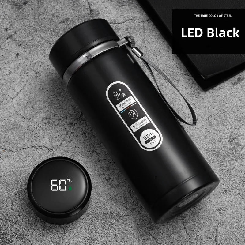LED Temperature Stainless Steel Thermos