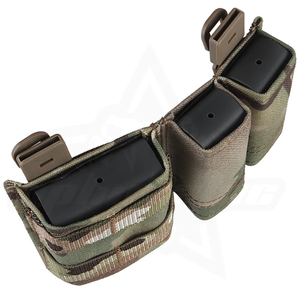 Double Dump Pouch with Flashlight Holster