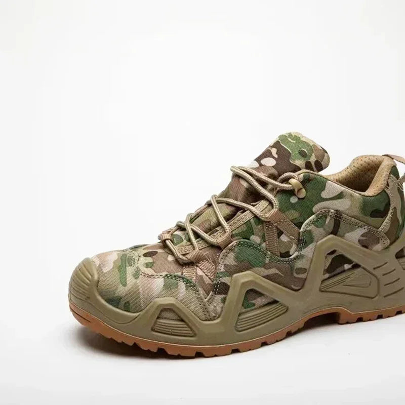 Men's Breathable Lace Up Tactical Hiking Boots