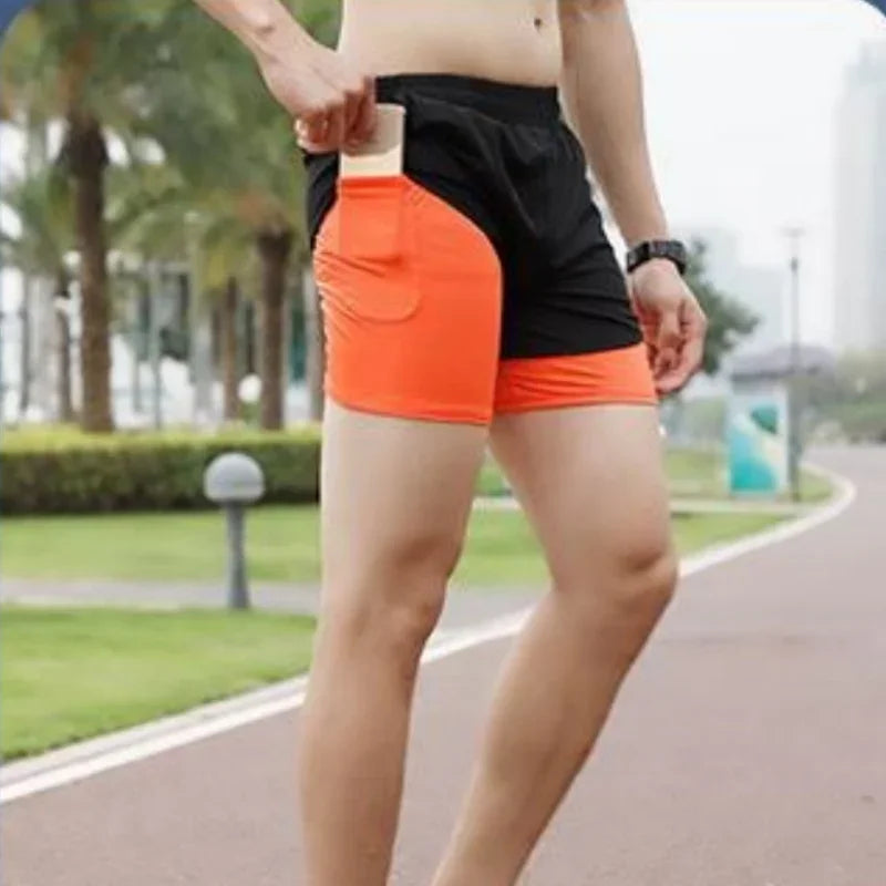 Men's 2 in 1 Quick Dry Training Shorts
