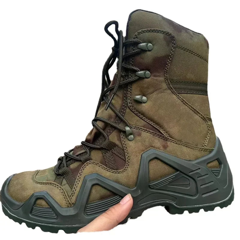 Men's Breathable Lace Up Tactical Hiking Boots
