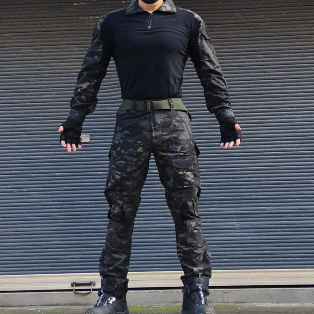 Tactical Camouflage Shirt & Pants Set