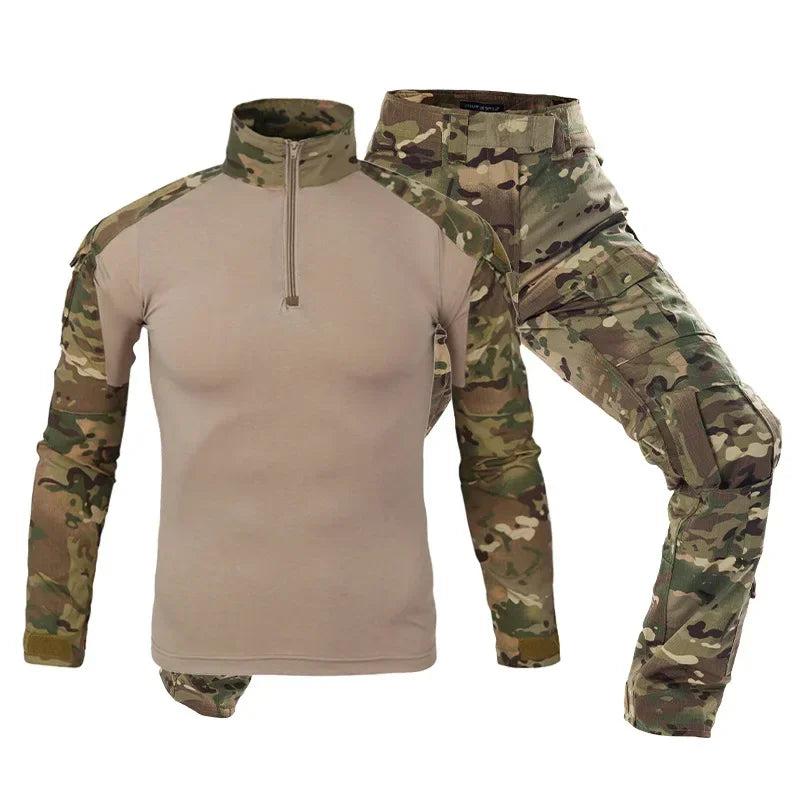 Tactical Camouflage Shirt & Pants Set