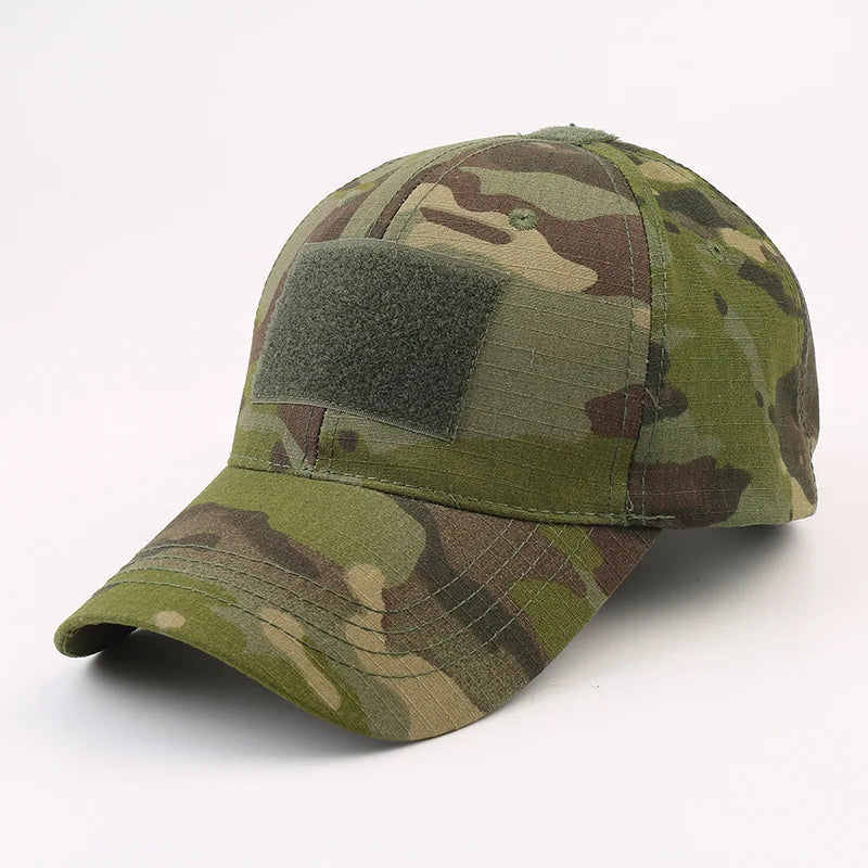 Camouflage Mesh Snapback Cap Adjustable Unisex