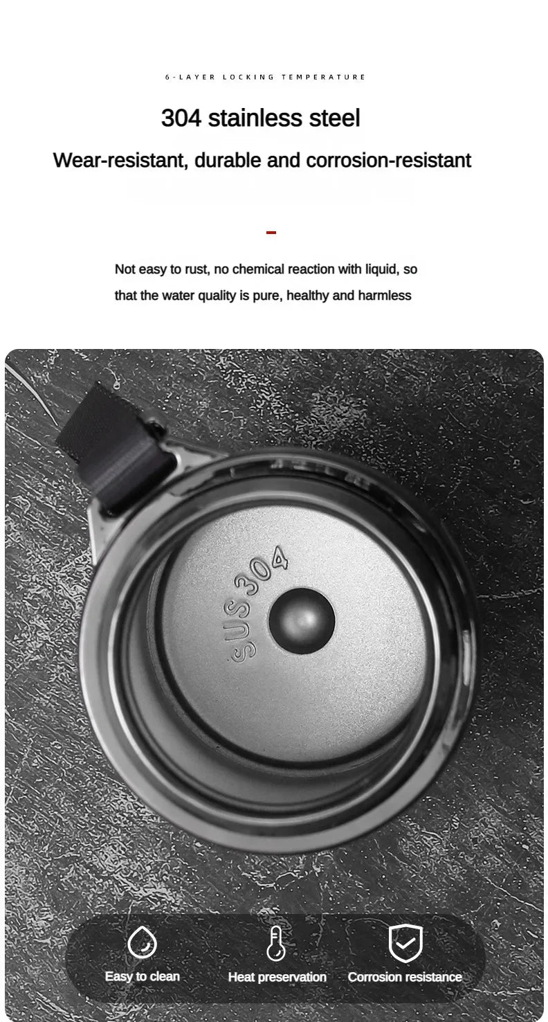 LED Temperature Stainless Steel Thermos