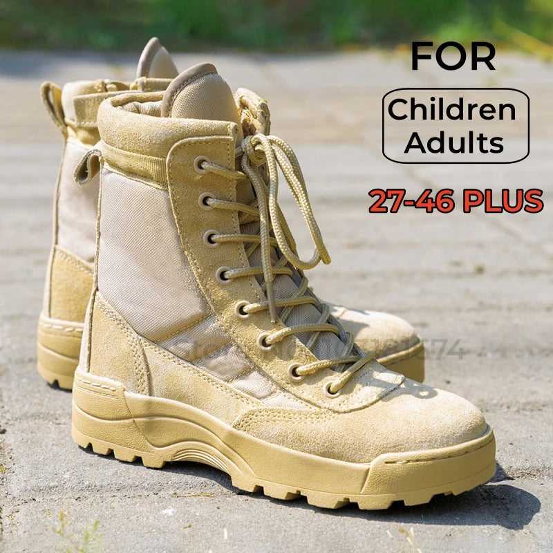 Kids Tactical Hiking Boots