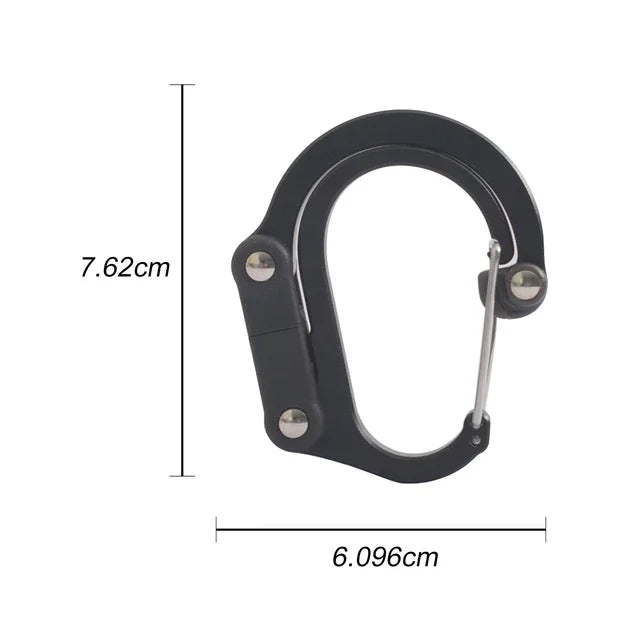 Hybrid Rotating Aluminum Carabiner