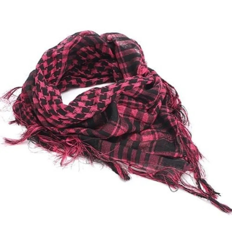Lightweight Plaid Tactical Scarf Unisex