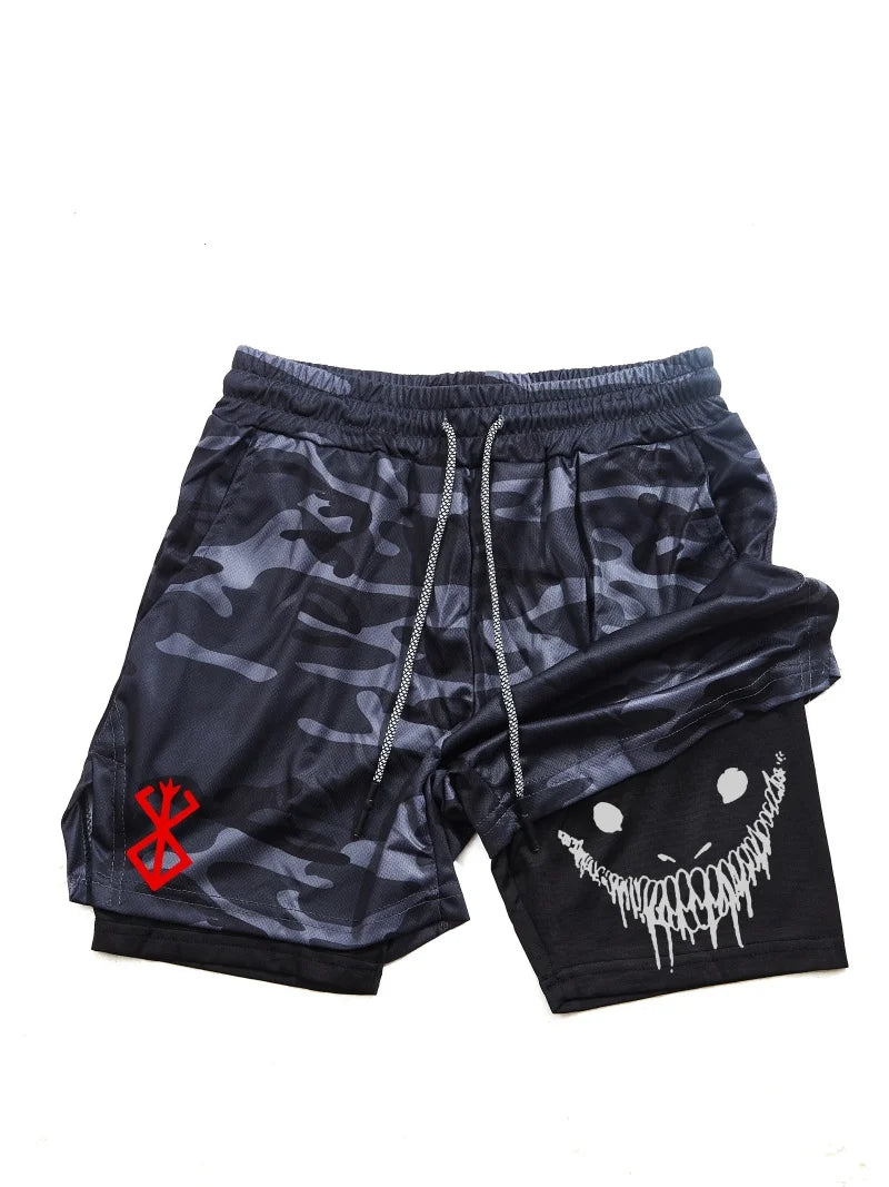 2 in 1 Men's Sports Shorts