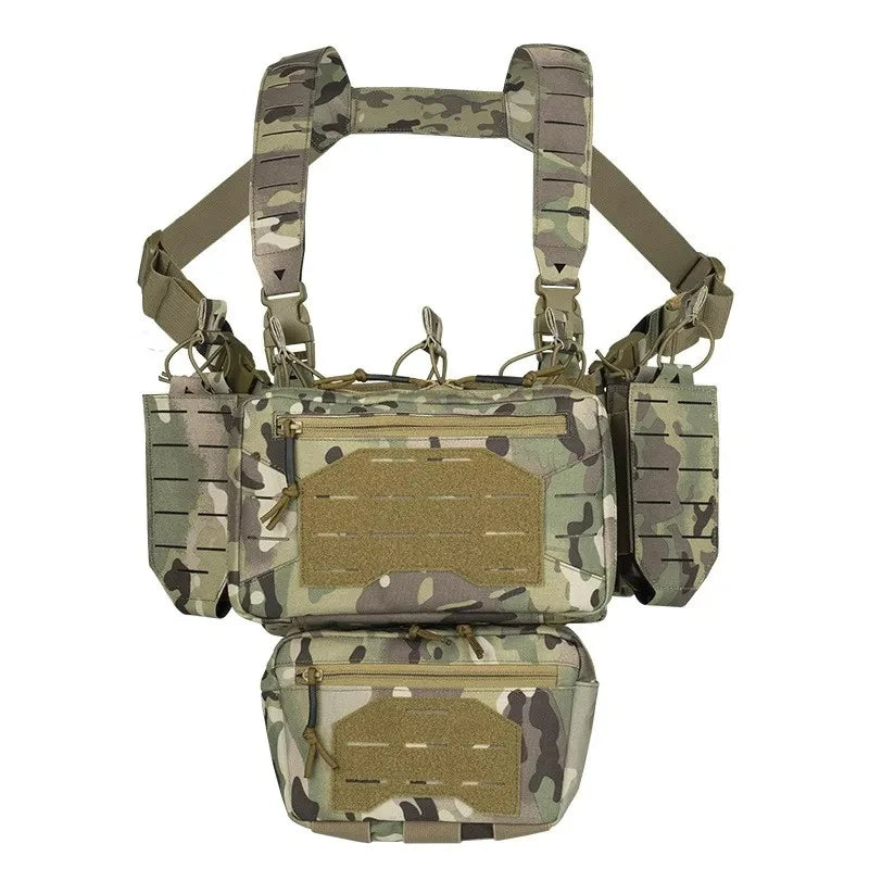 Camo MOLLE Chest Rig