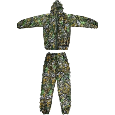 Leaf-Pattern Ghillie Suit — Hooded Jacket & Pants | clean product image | shopify:0 | bg-removed:store:800:shopify:0